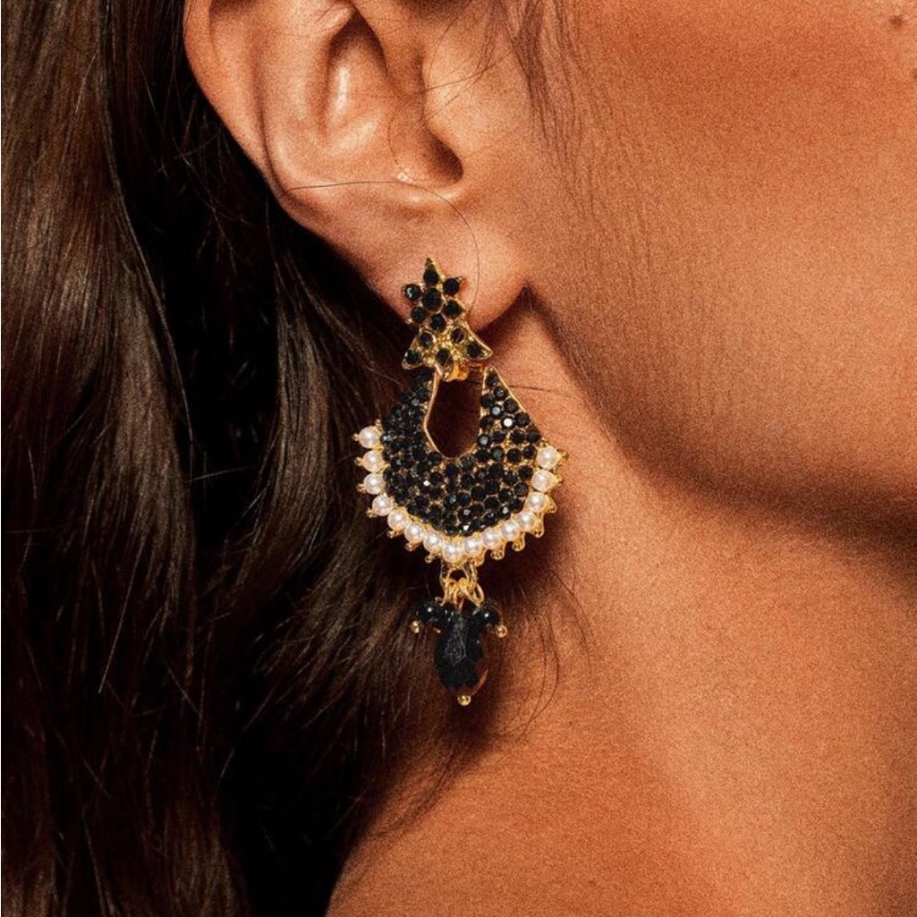 Crystal Drop Earrings M1479 30$